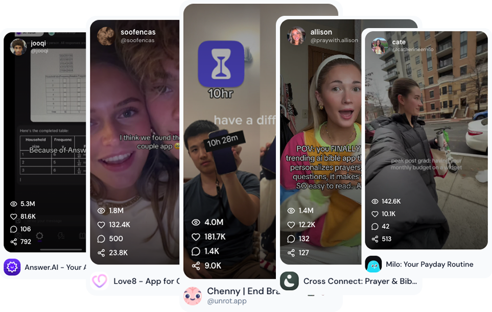 See how apps go viral